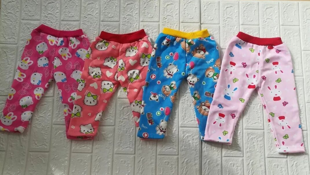 Quần nỉ lông bé gái 0-3 tuổi