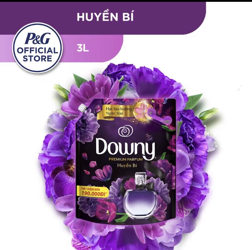 Nước xả vả Downy 3L lưu hương ngọc trai