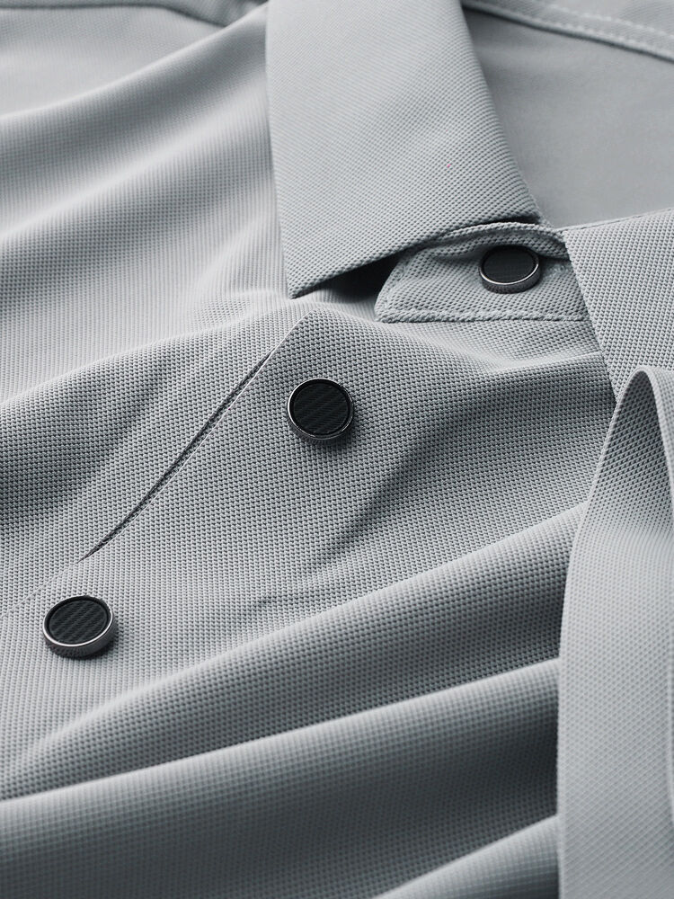 Áo Thun Polo Tay Ngắn U Ice Silk Dành Cho Nam Mùa Hè 2024 Cao Cấp Nhanh Khô Công Sở Thường Ngày Cổ Polo Chất Liệu Nylon