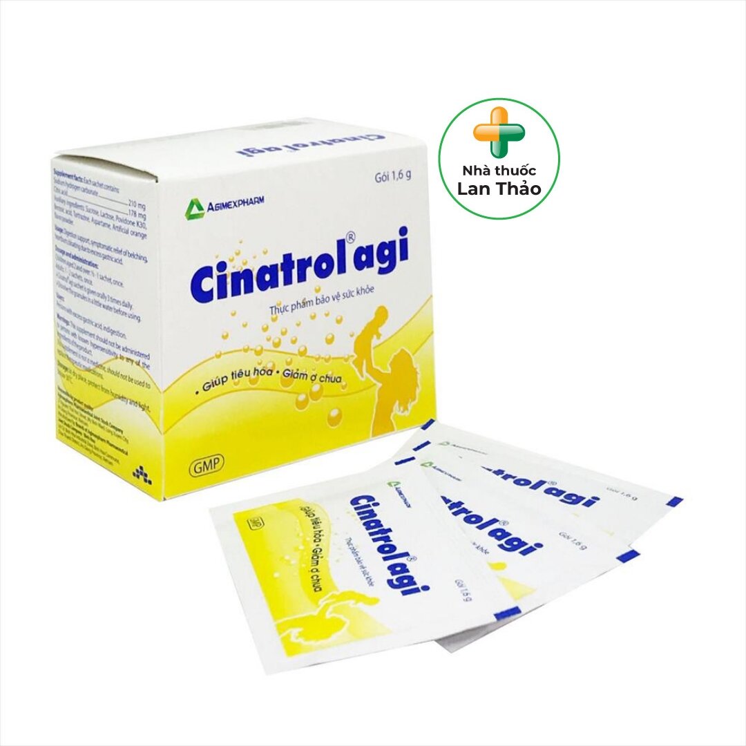 CỐM TIÊU HÓA CINATROL AGI HỘP 30 GÓI | Lazada.vn