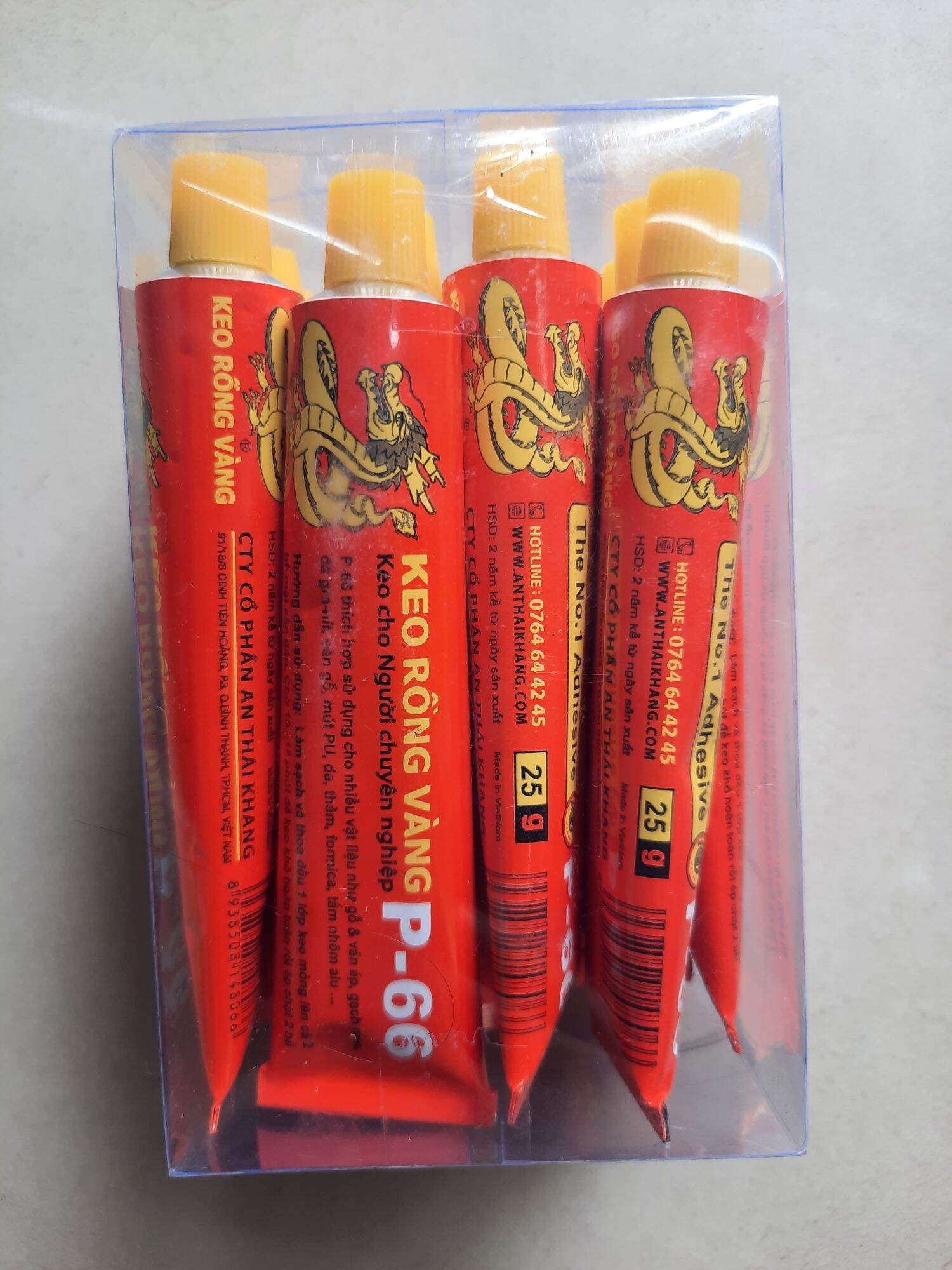 Keo rồng vàng P-66 tuýp 25g