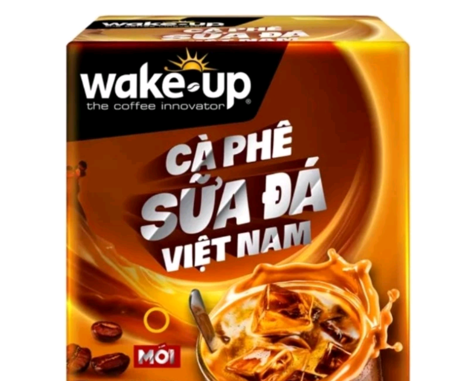 Cà phê sữa đá Wake up hộp (10gói* 24g)