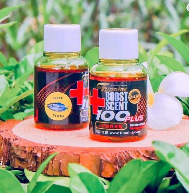 Tinh mùi câu cá Boostscent 100Plus Hương cá ngừ tăng hương vị mồi câu
