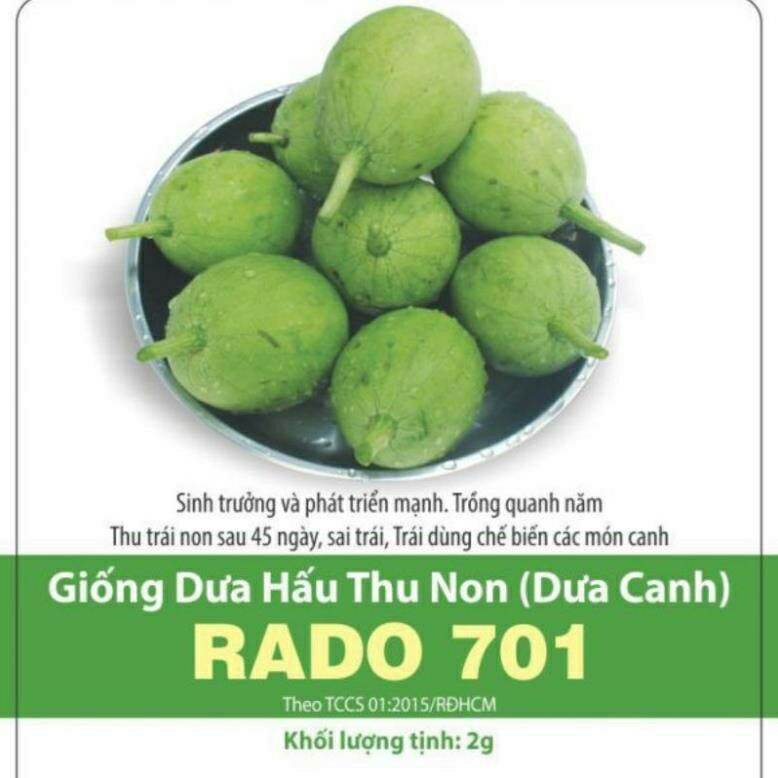 Hạt giống dưa hấu ăn non hiệu Rạng Đông