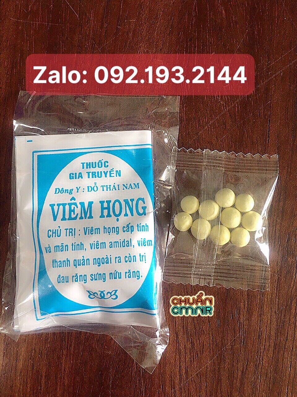 50 gói viêm họng viên amidan Đỗ Thái Nam chính gốc