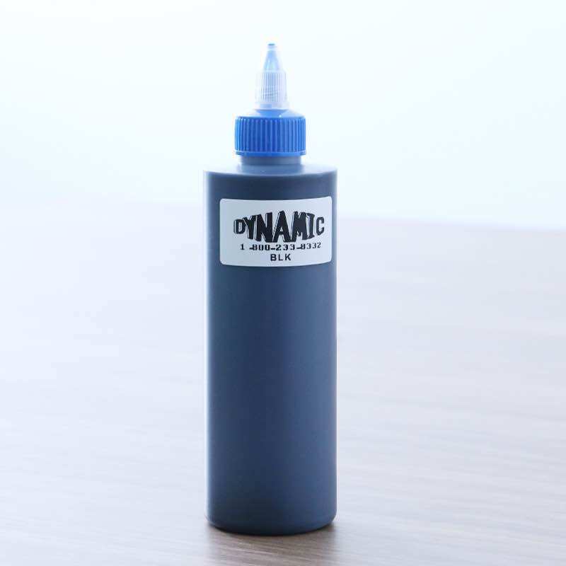 Mực tập xăm Dynamic trai to 240ml mầu đen
