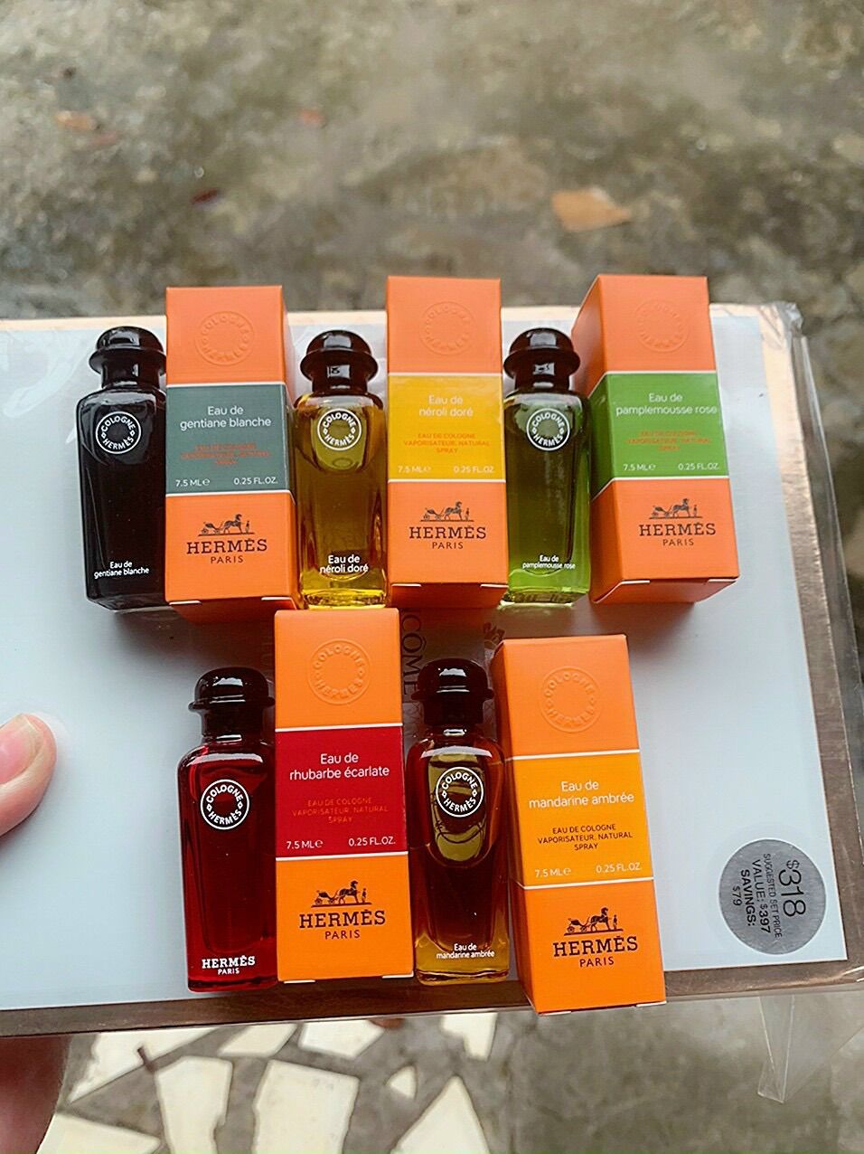 [MINI FULLBOX] Nước Hoa Nữ Hermes Eau de Gentiane Blanche 7,5ml