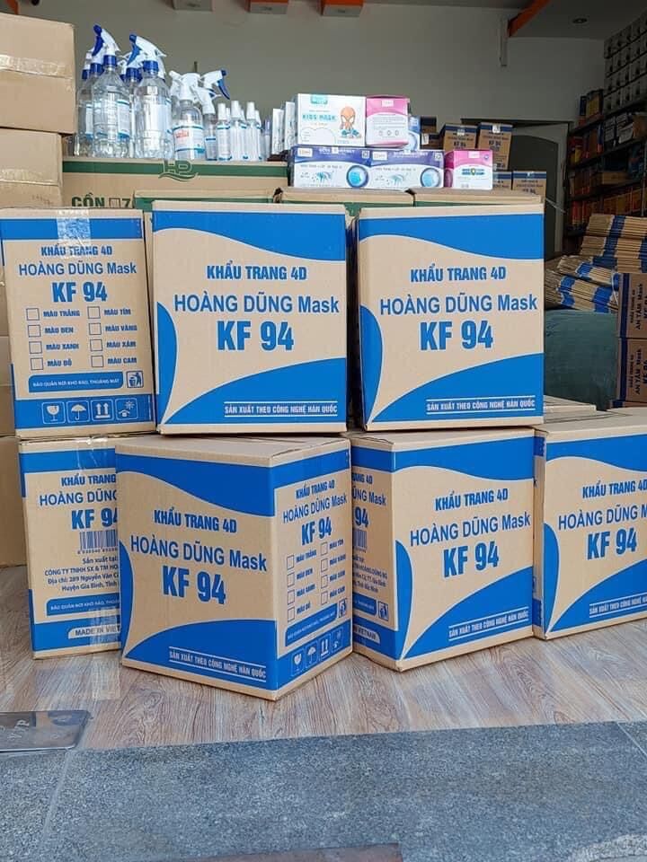 1 Thùng 300 Chiếc Khẩu Trang Y Tế KF94 (Màu trắng)