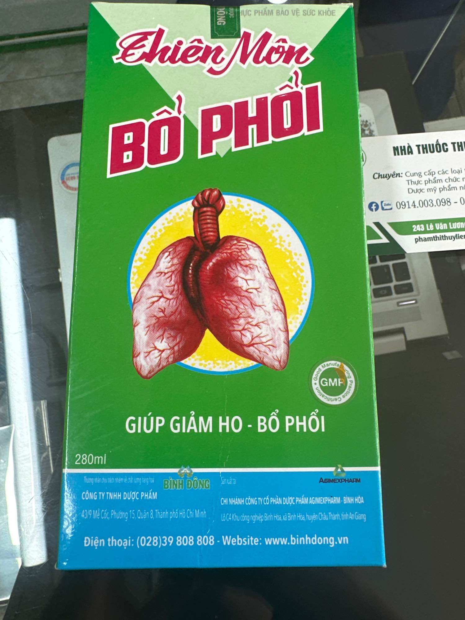 Thiên môn BỔ PHỔI bình đông 280ml