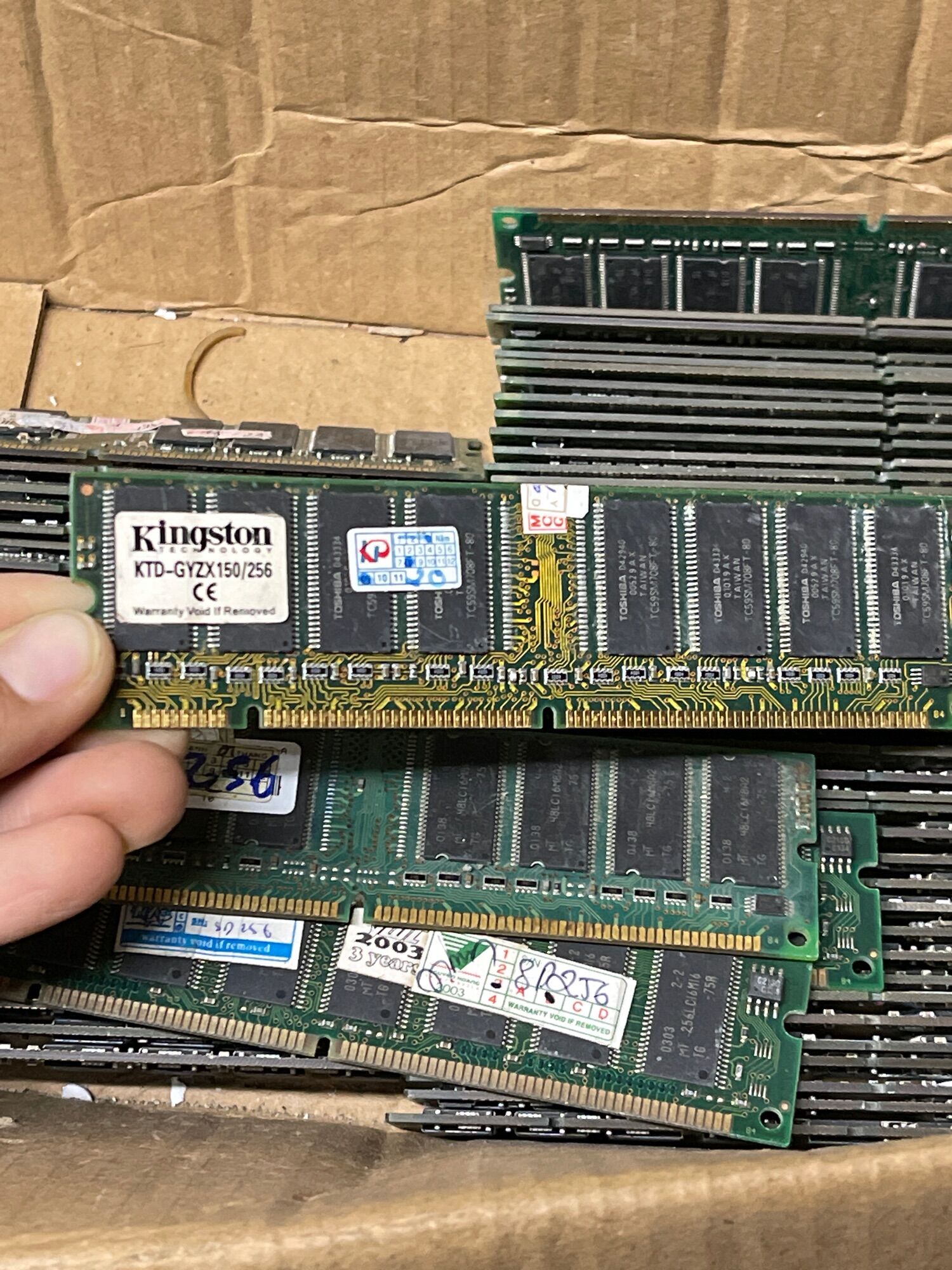 Ram Sdram Computer 256Mb Pc 100 Pc 133