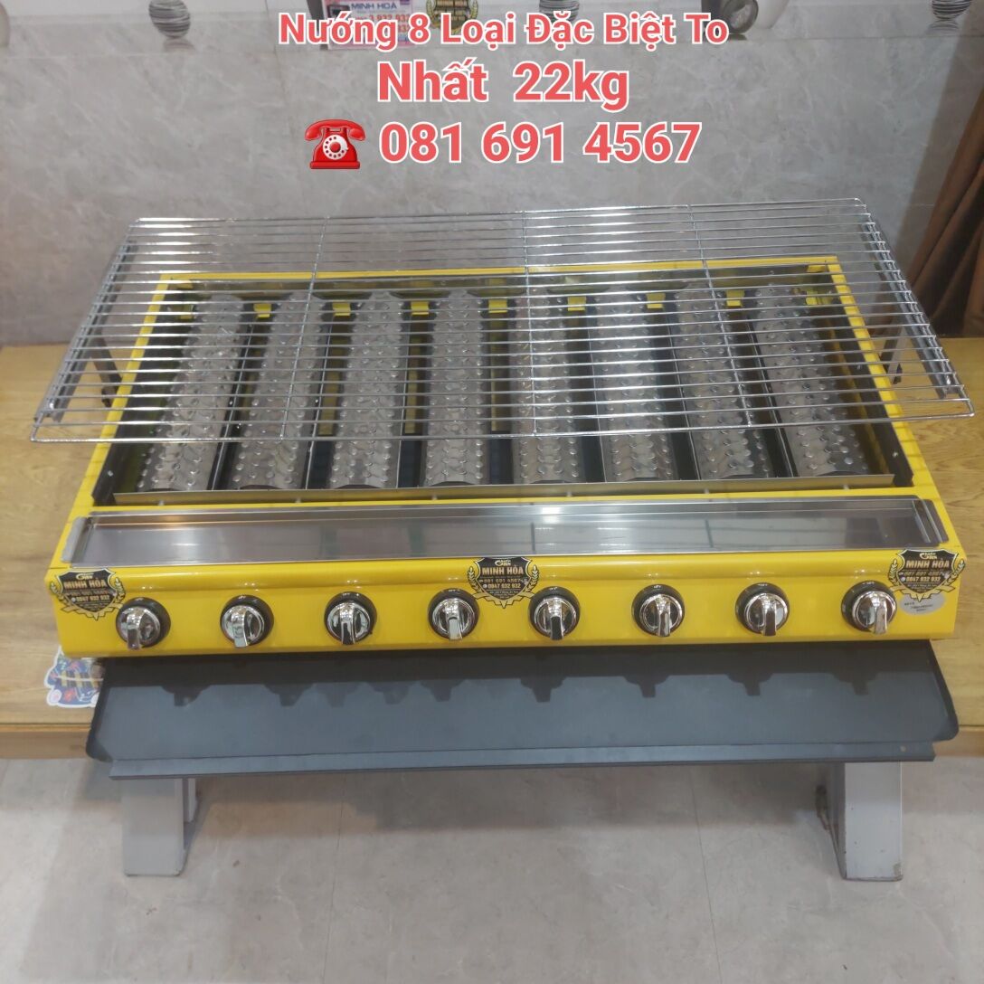 Bếp nướng BBQ 8 Lò Loại dài to nhất giá tốt sập sàn
