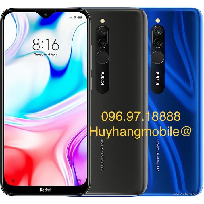 Điện Thoại Smartphone Xi.aomi Red.mi 8 máy đã kích hoạt bảo hành, đẹp 90%. Huyhang126.