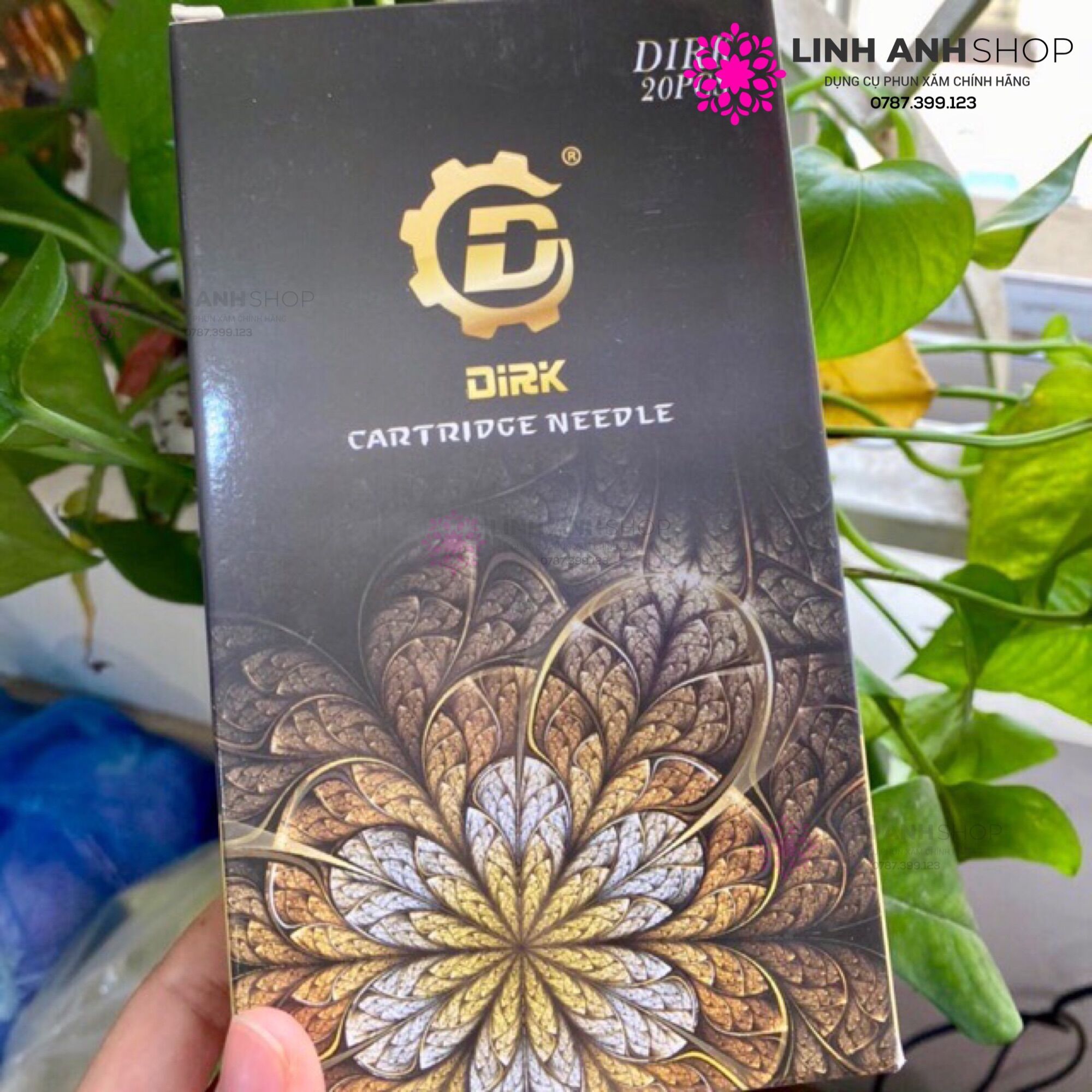 Hộp kim dirik máy pen cao cấp phun xăm