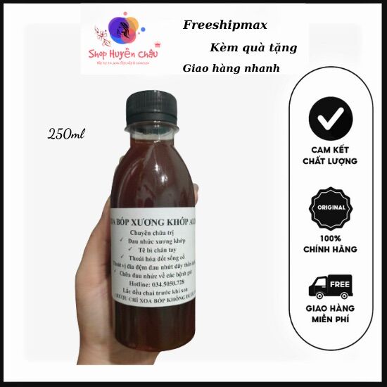Xoa bóp giảm đau nhức thấp khớp xương khớp 250ml