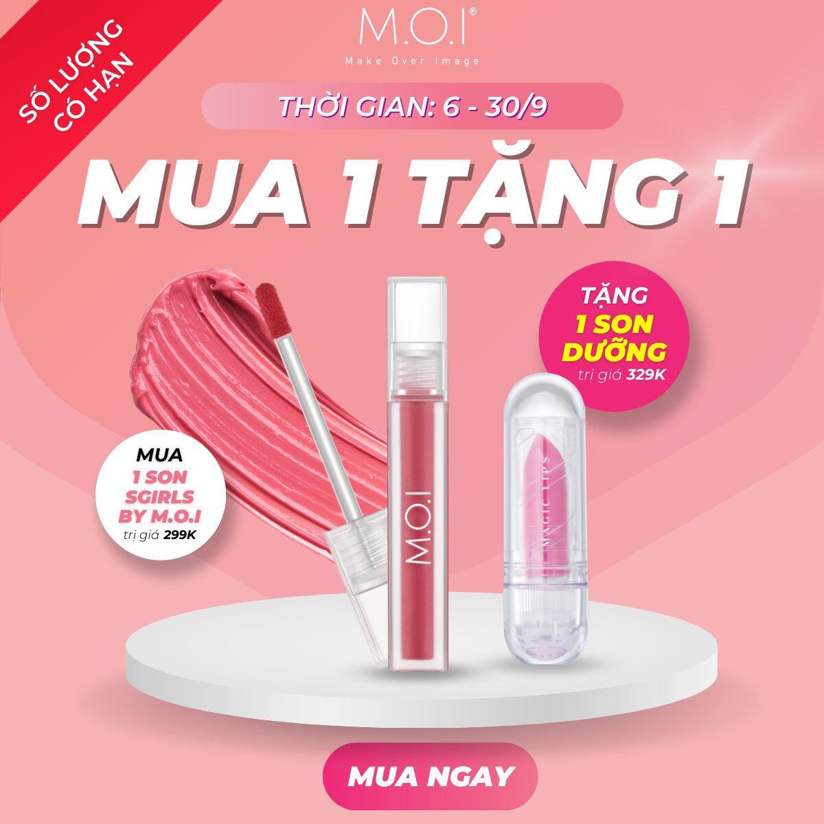 [Tặng son dưỡng] Son Kem Sgirl Nhung Lì SGirls MOI COSMETICS Hồ Ngọc Hà