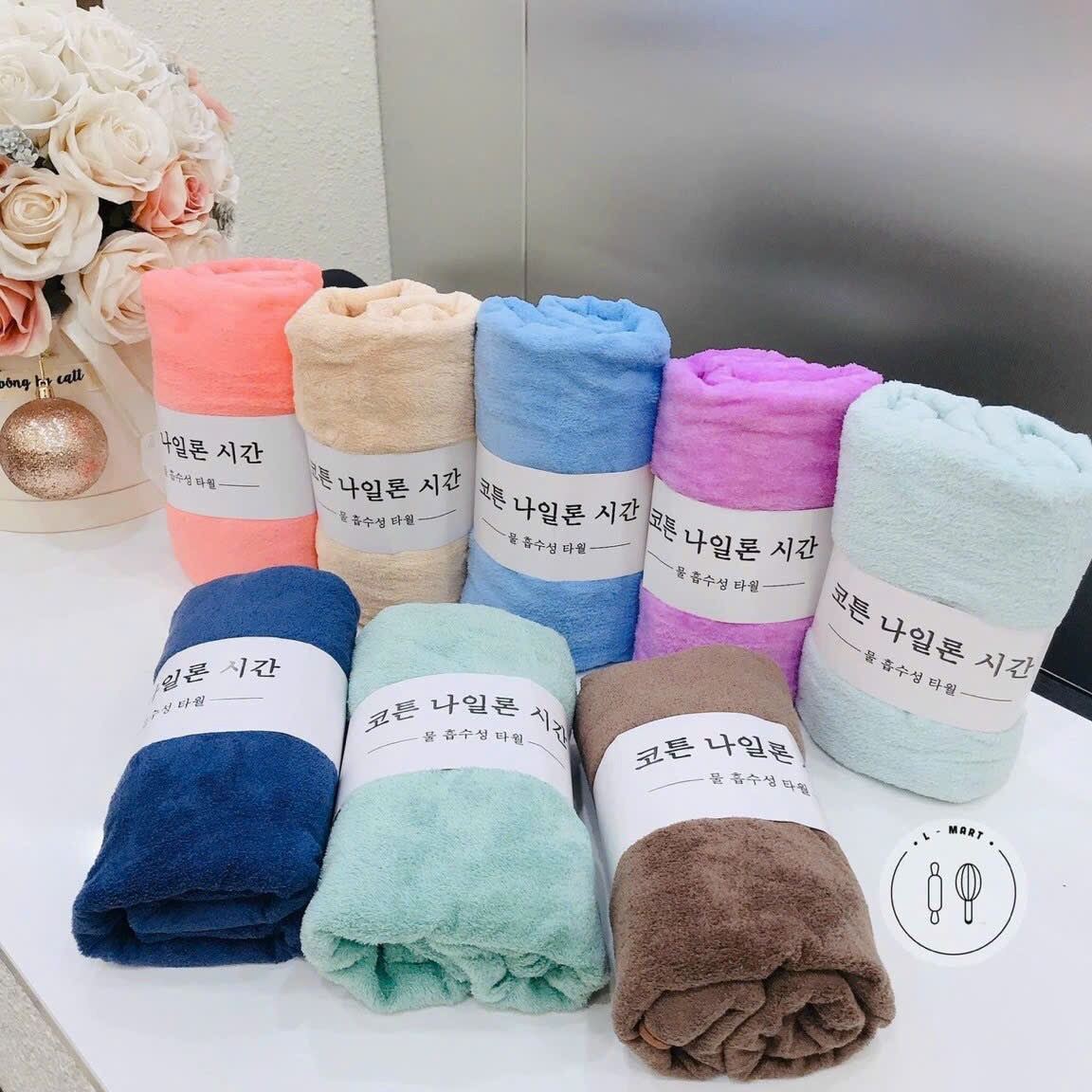 Khăn tắm Hàn Quốc siêu thấm hút 70*140cm