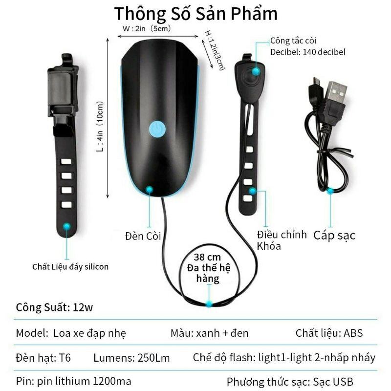 Đèn Còi Xe Đạp