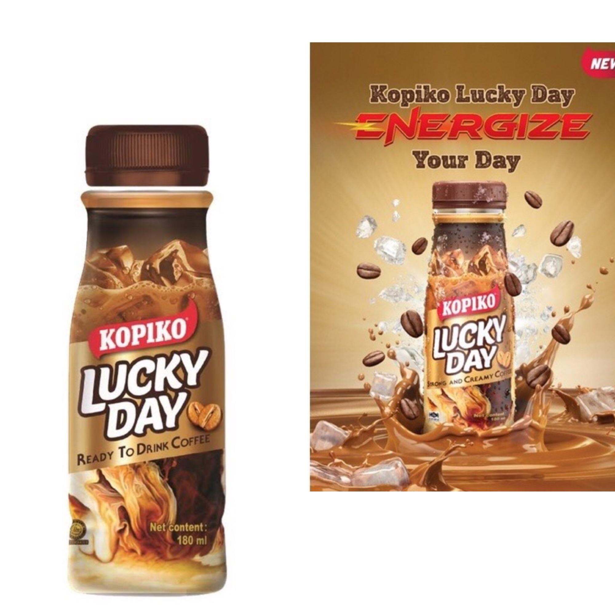 Cà phê sữa Lucky Day Kopiko chai 180ml