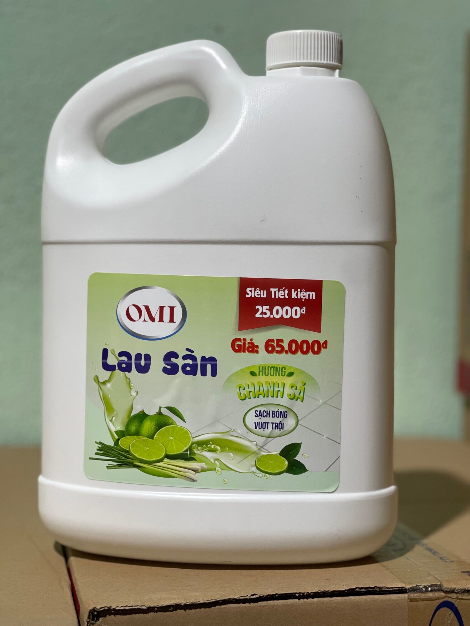Nước lau sàn hương chanh sả