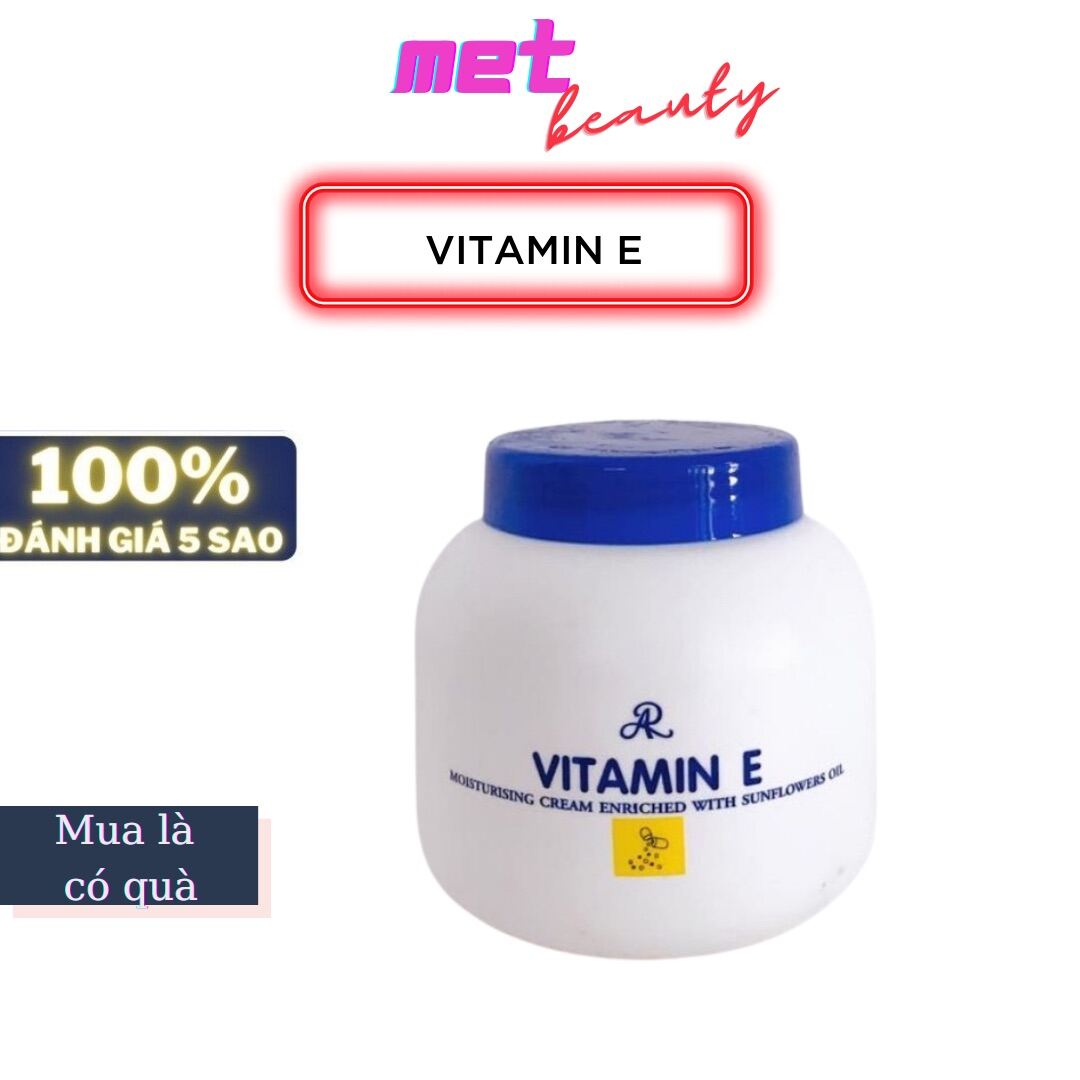 [HCM]Kem Dưỡng Thể Vitamin E 200ml dưỡng ẩm body, trắng da làm mờ vết thâm nhập khẩu