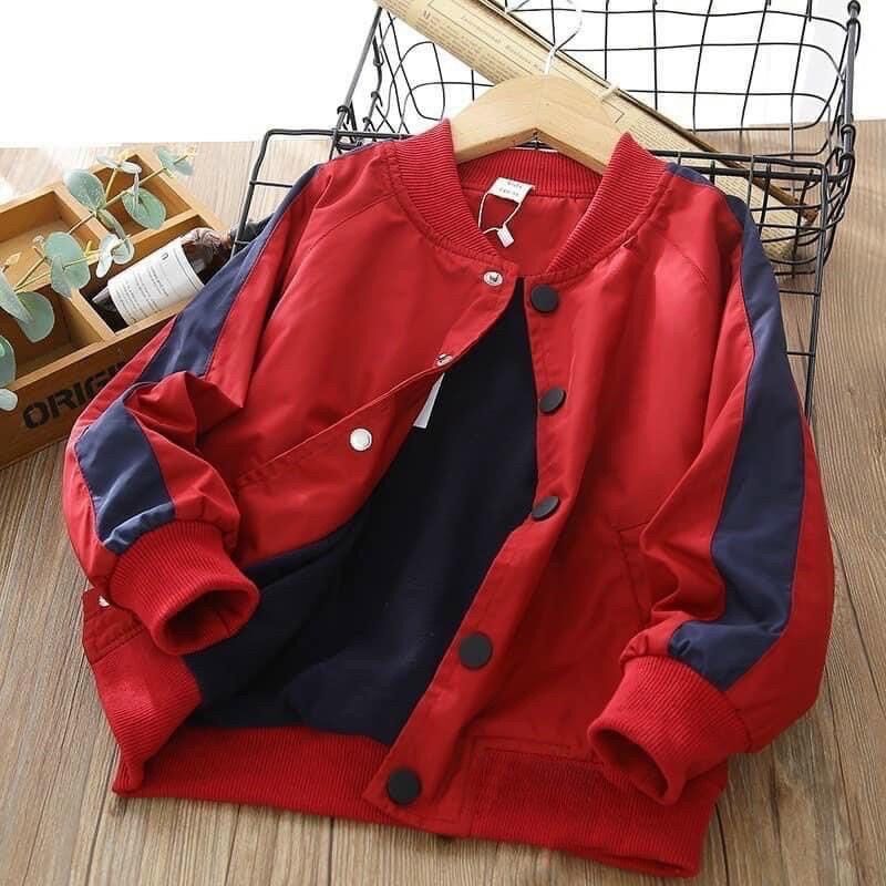 Áo bomber bé trai/ gái có sẵn, max 55kg