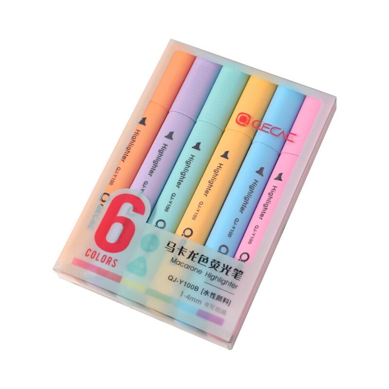 🌸Set 6 bút highlight màu sắc morandi macaron dễ thương🌸