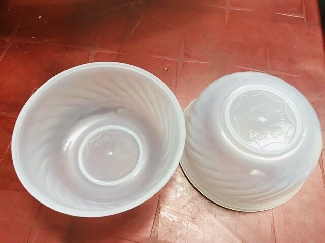 🪷Set 10 CHÉN CƠM NHỰA dẻo (rộng 11cm, Hình thật)