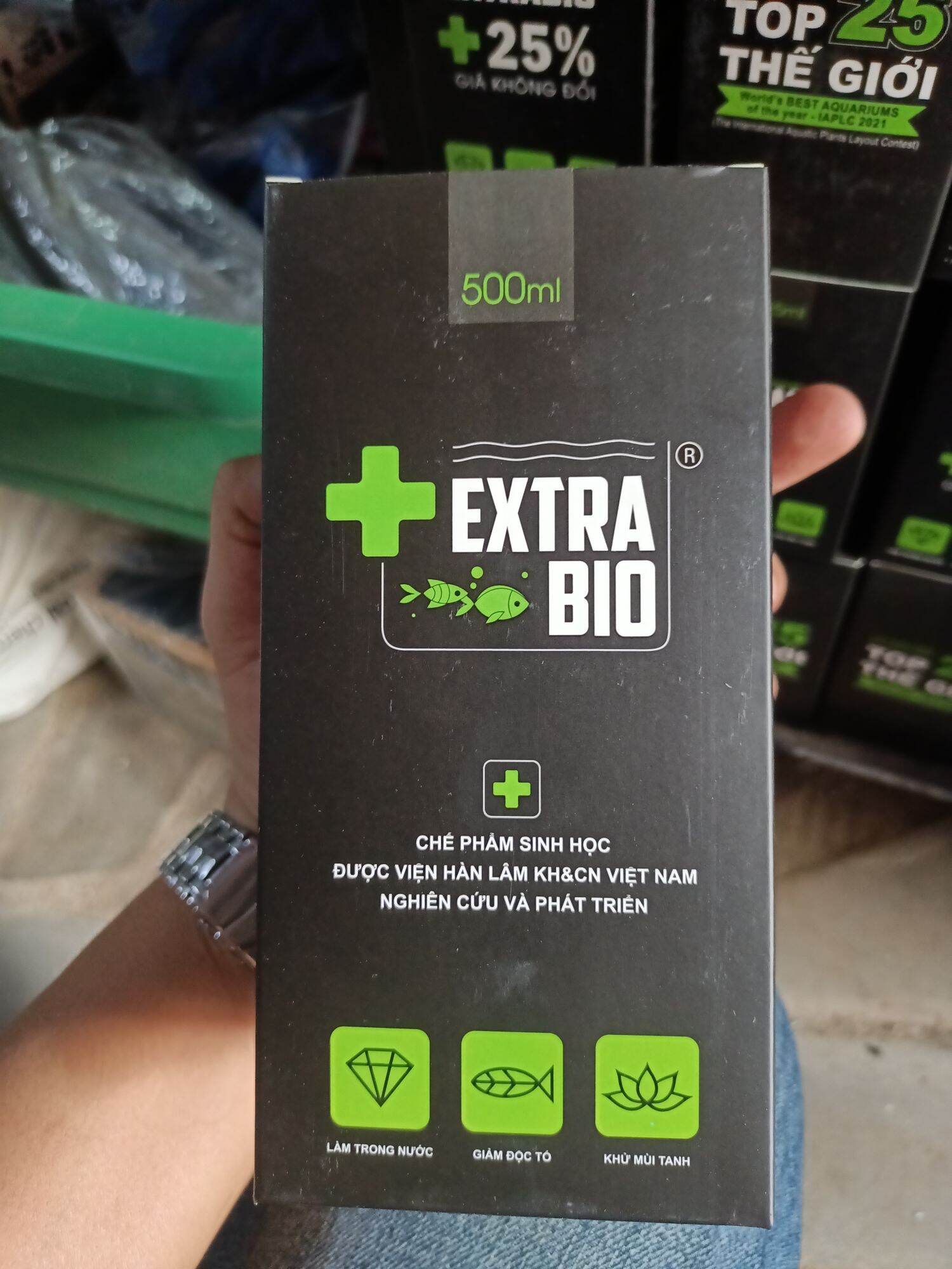 EXTRABIO , VI SINH EXTRABIO LÀM TRONG NƯỚC ( CHAI 500ML )