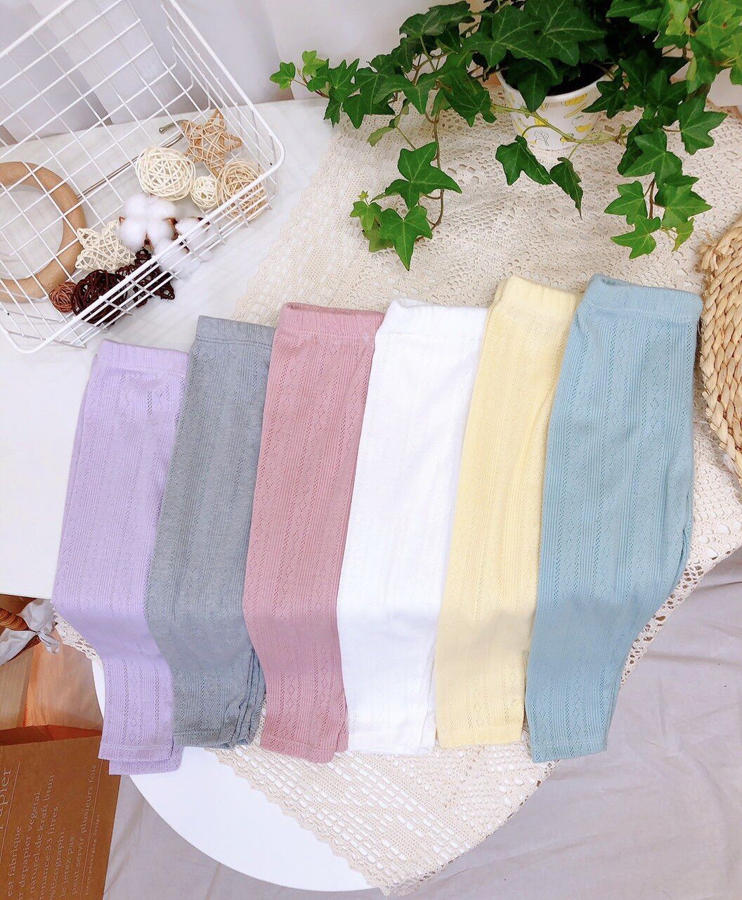 Quần legging thông hơi bé gái