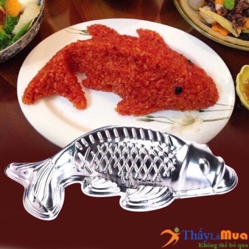 khuân làm xôi ,khuân làm thạch hình cá chép