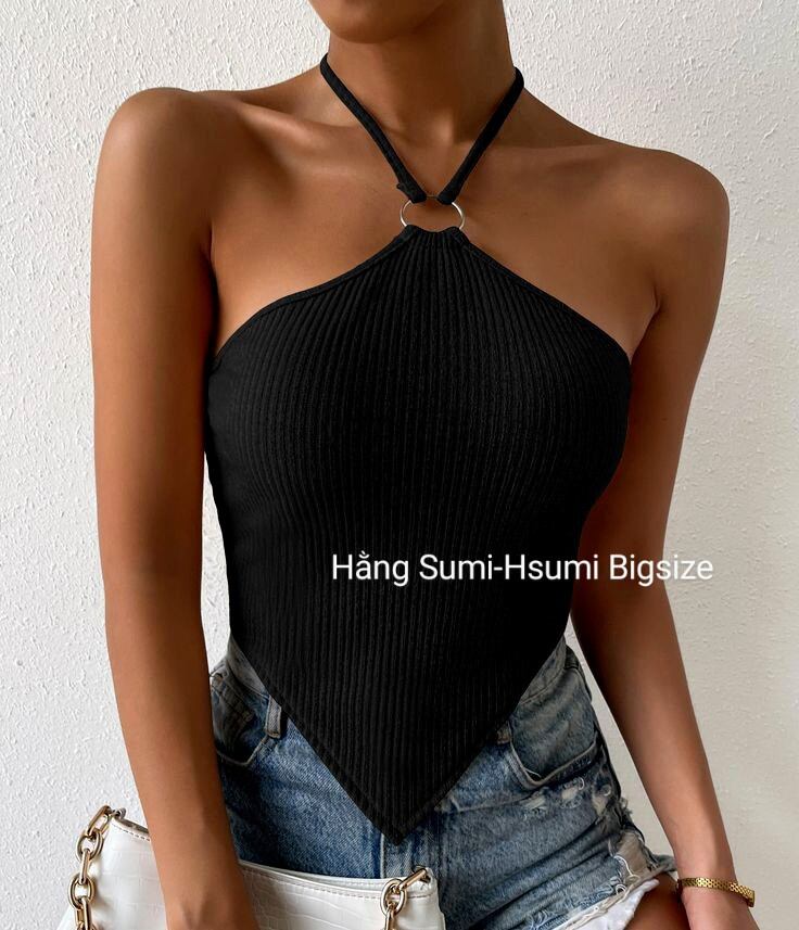 Áo yếm vạt nhọn, áo khoen Bigsize Hằng Sumi-Hsumi