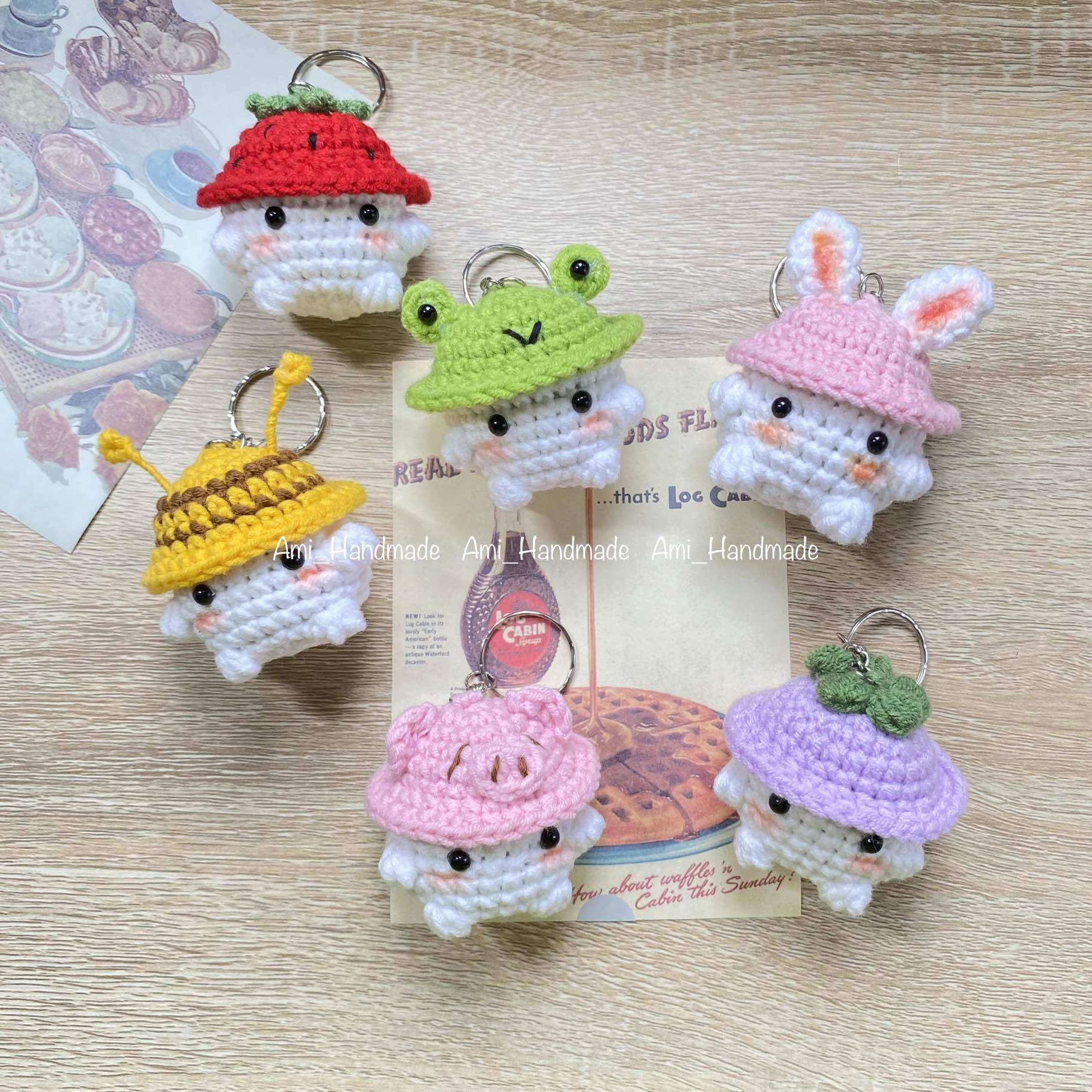 Móc khoá bé nấm