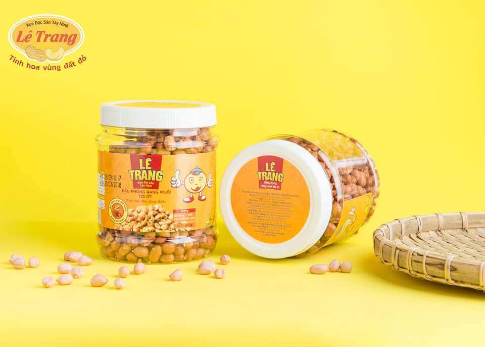 Đậu phộng rang muối tỏi ớt Lê Trang