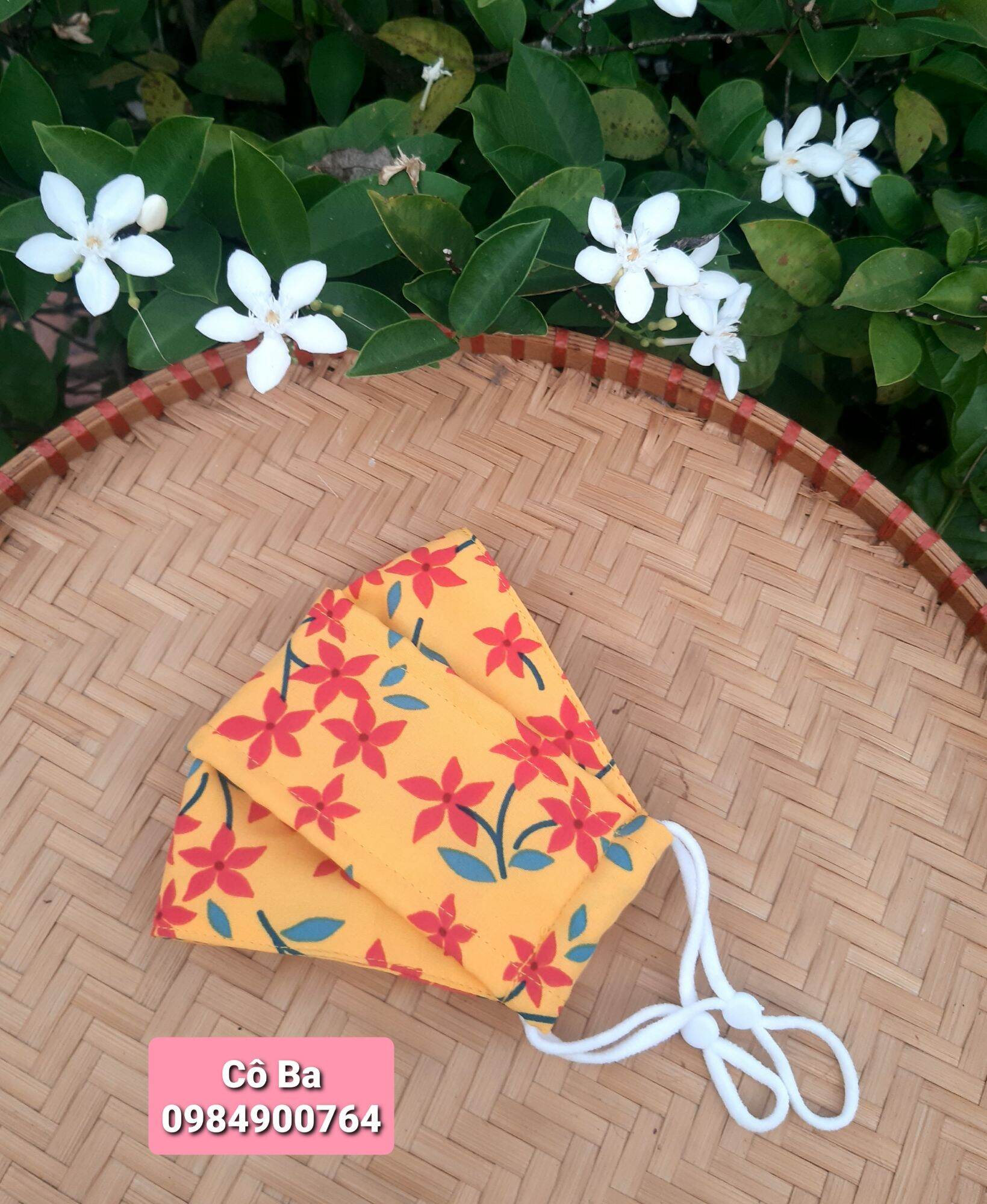 Khẩu trang  3D vải lụa