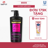 Dầu Gội TRESemmé Bond Repair Peptidebond+ 850g Cho Tóc Hư Tổn Do Tạo Kiểu Giúp Ngăn Gãy Rụng