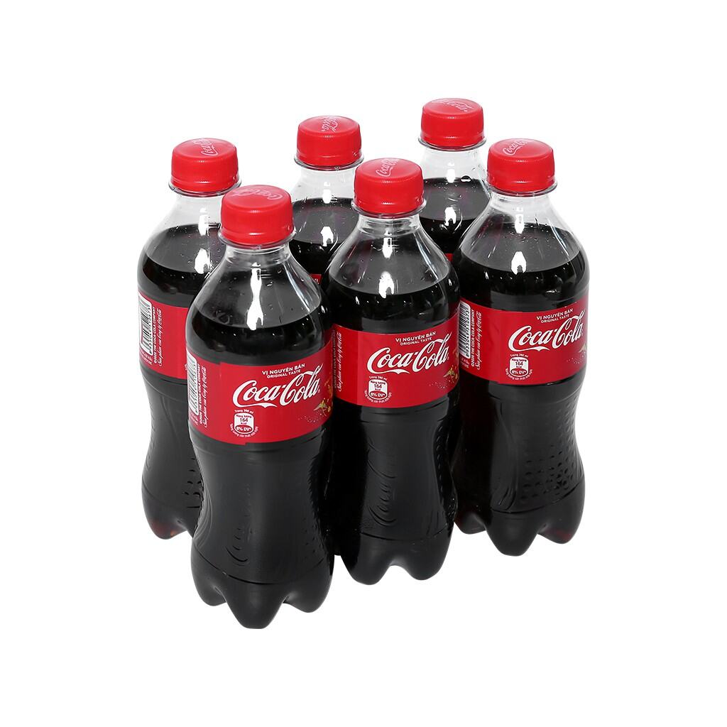 Lốc 6 chai nước ngọt Coca Cola