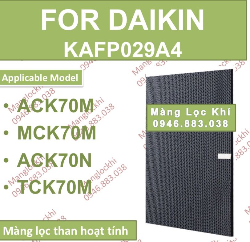 Kafp029a4|màng lọc than hoạt tính daikin mck70