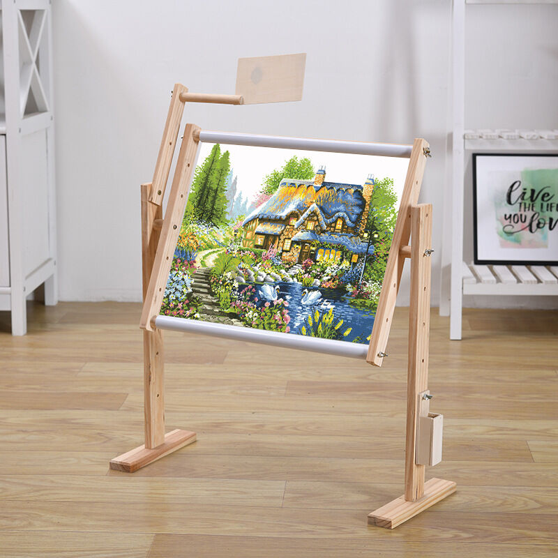 Keluojing | Chân Đế Khung Thêu Chữ thập Điều chỉnh Được