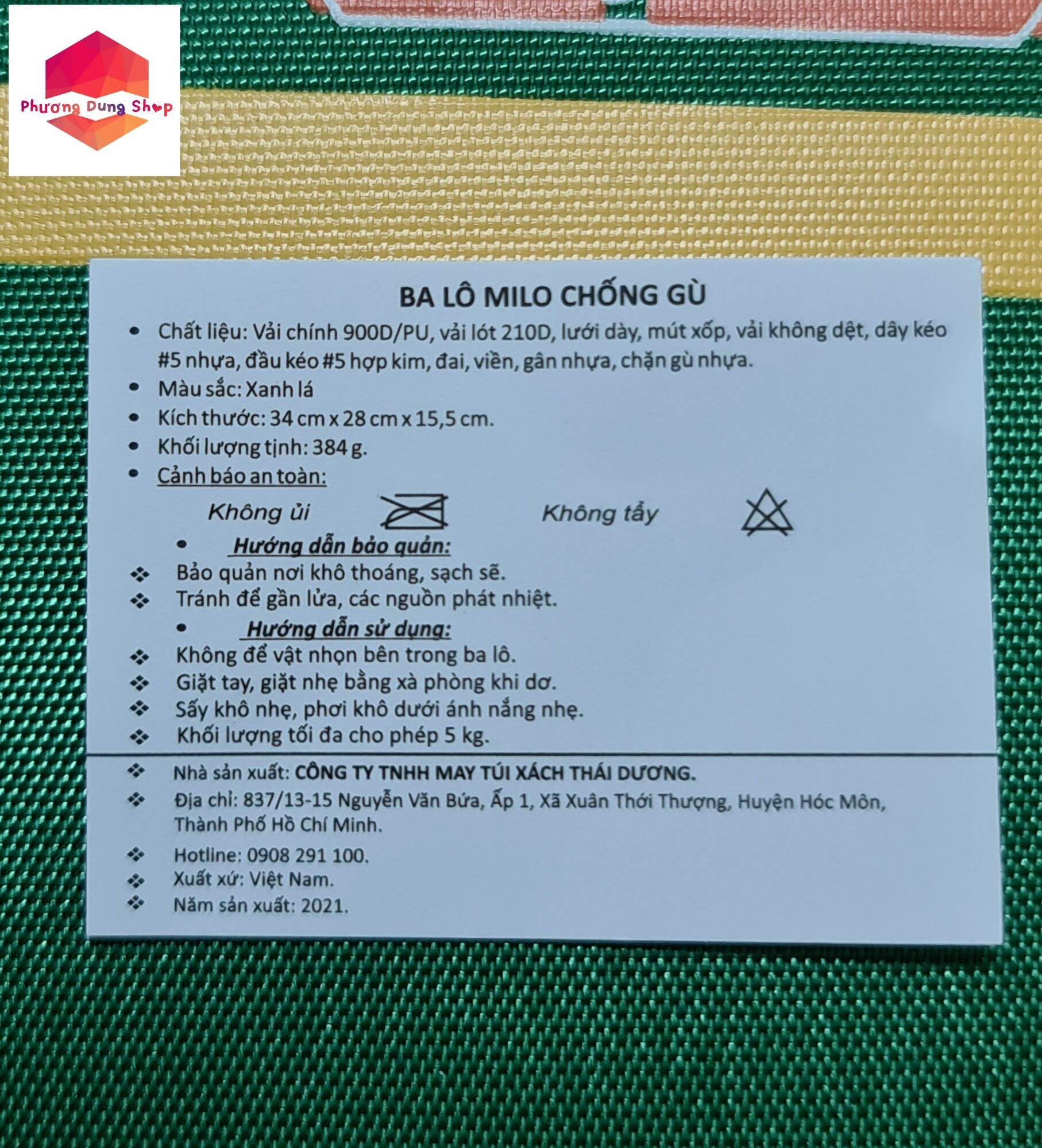 BALO MILO CHỐNG GÙ