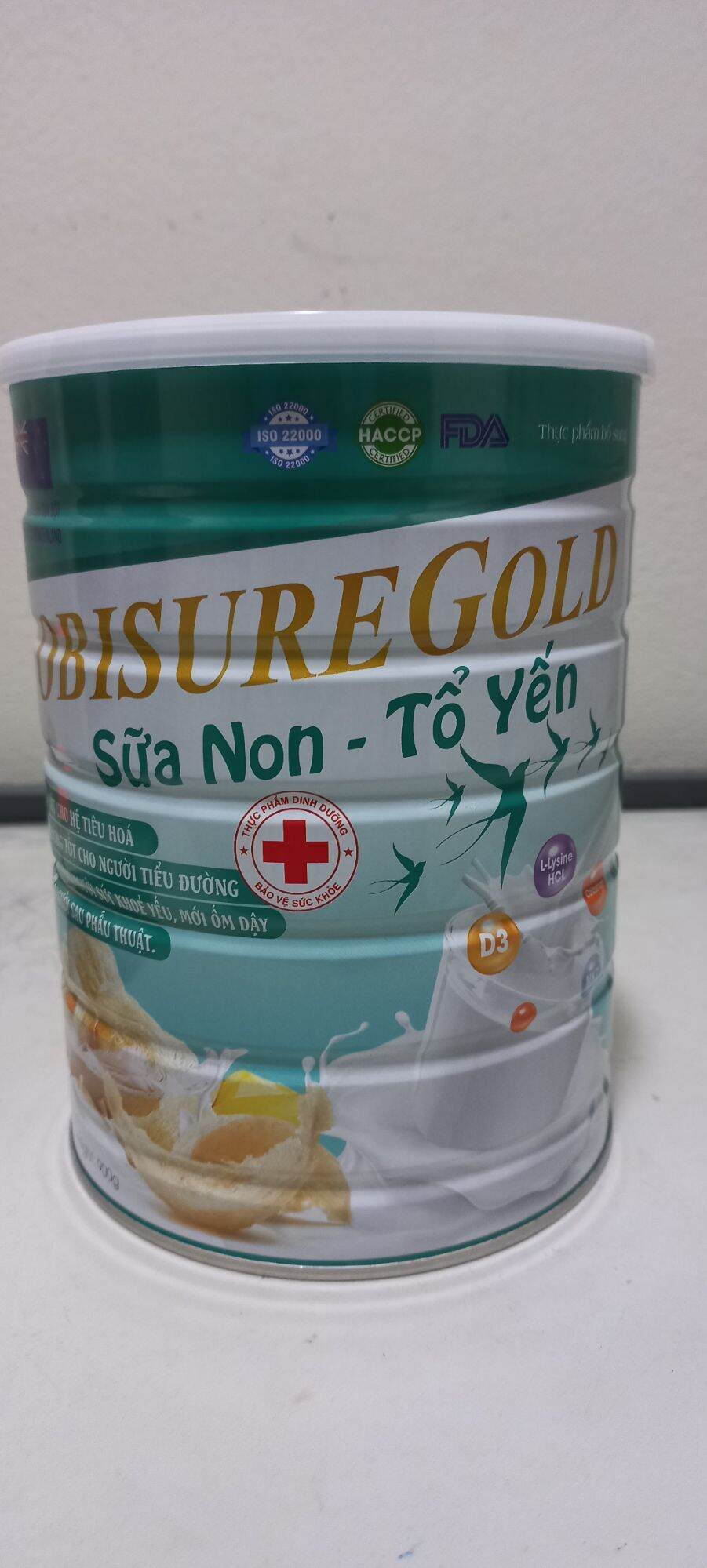 Sữa bột Obisure Gold bổ sung Sữa Non Tổ Yến 900g