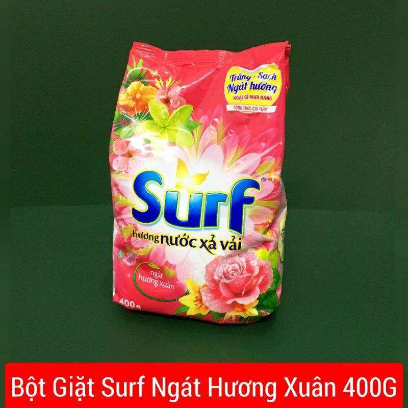 TÚI 400G BỘT GIẶT SURF HƯƠNG NƯỚC XÃ