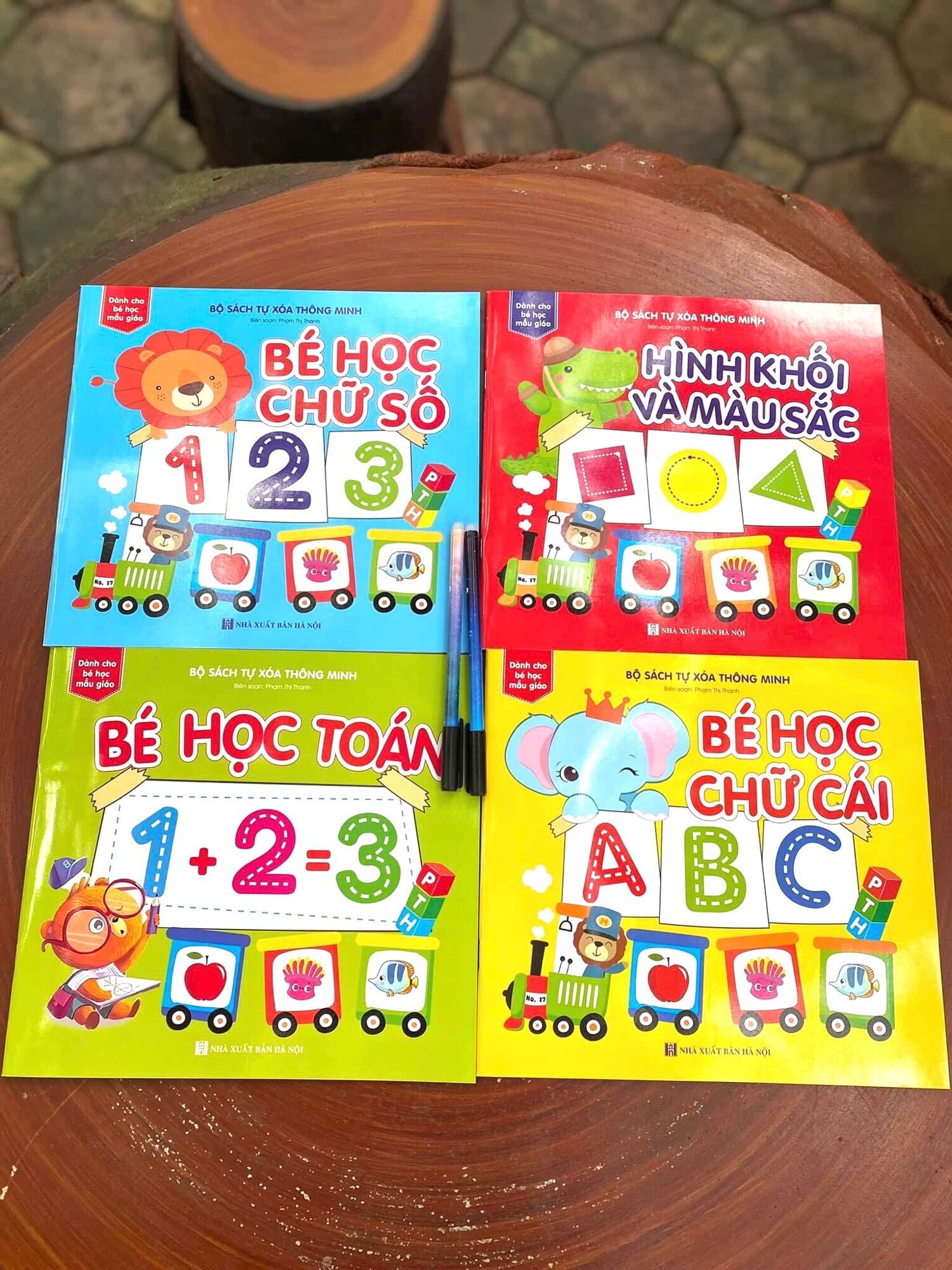 Bộ sách viết xoá thông minh - bộ viết xoá được Wipe Clean