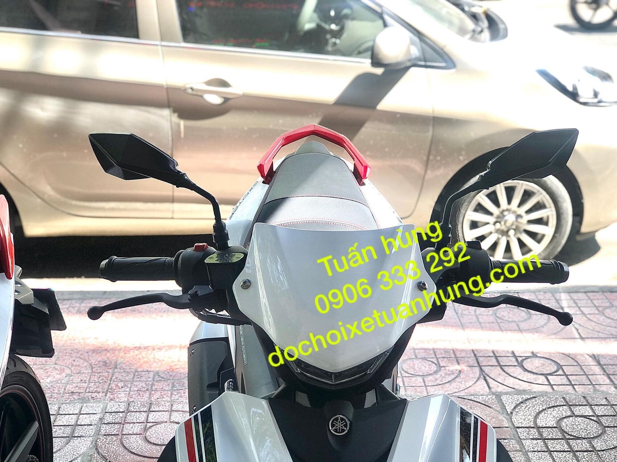 Kính Chiếu Hậu X5 Racing Gắn Xe Máy