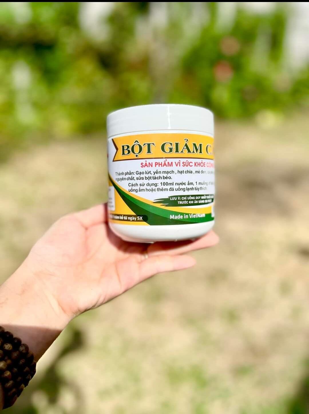 Giá sỉ _ 3 hộp giảm cân mị hương 250gr - làm hoàn toàn từ thiên nhiên
