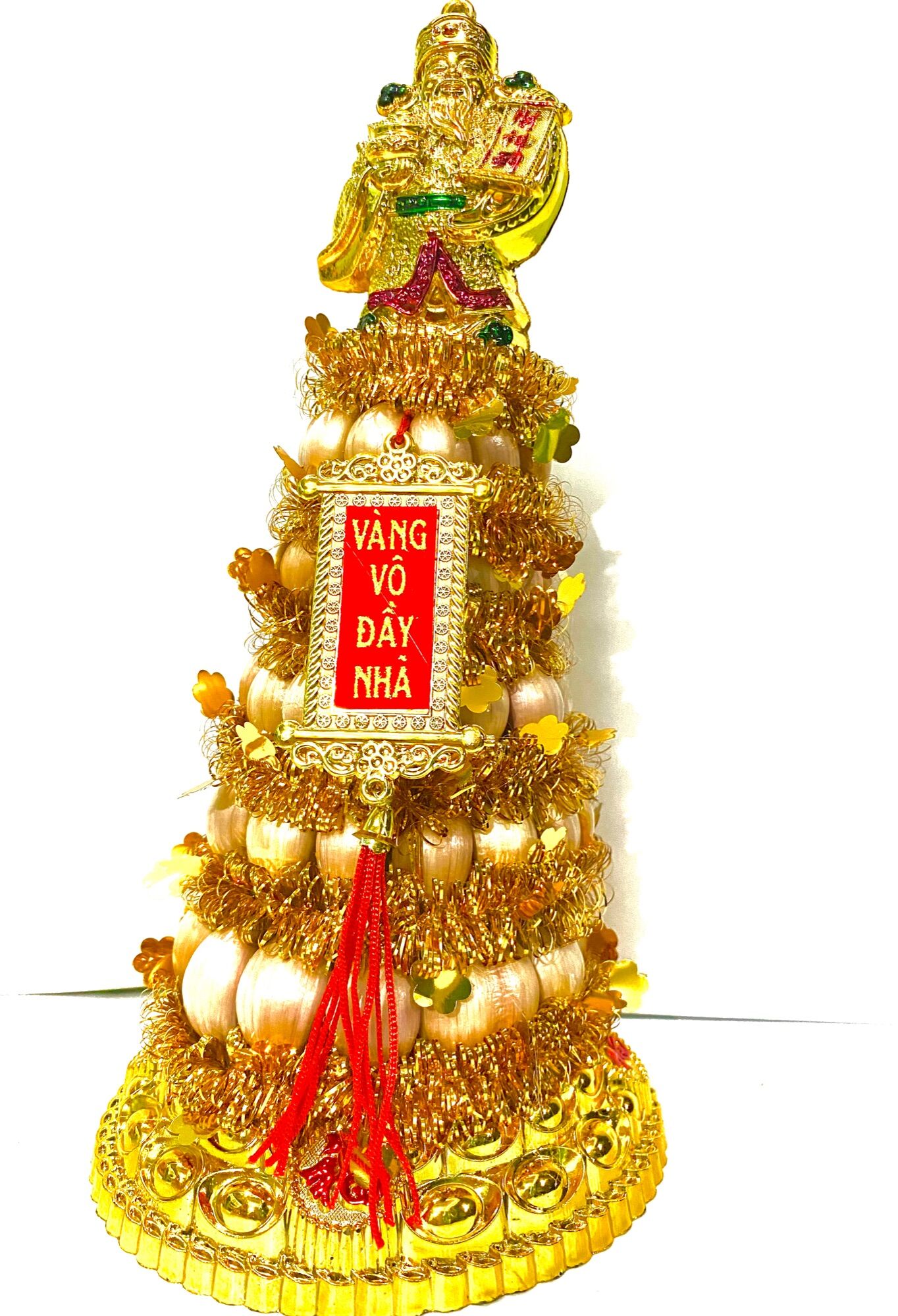 Tháp tỏi chiêu tài 5 tầng: NGŨ PHÚC LÂM MÔN