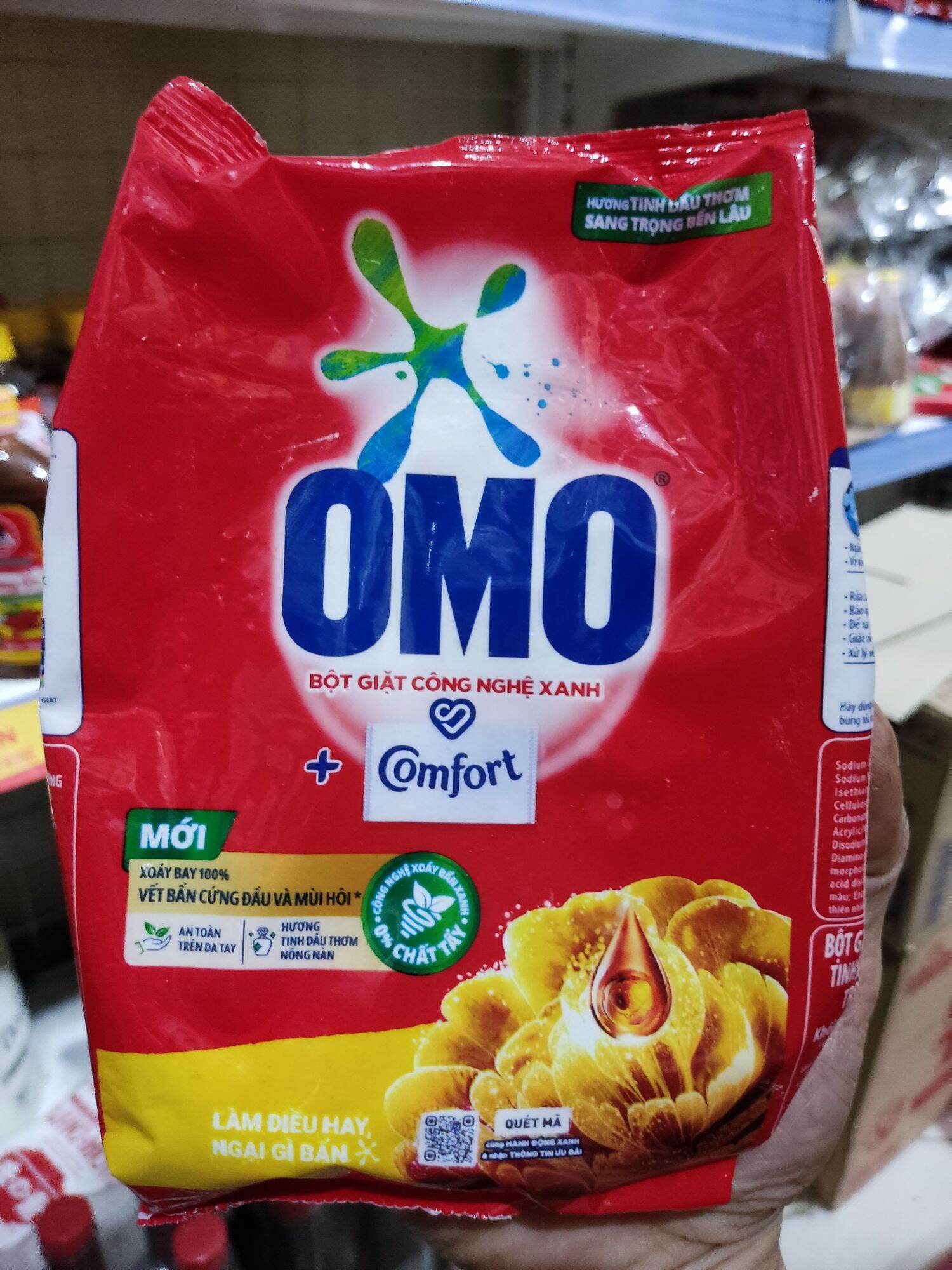 Bột giặt Omo Comfort gói 350g