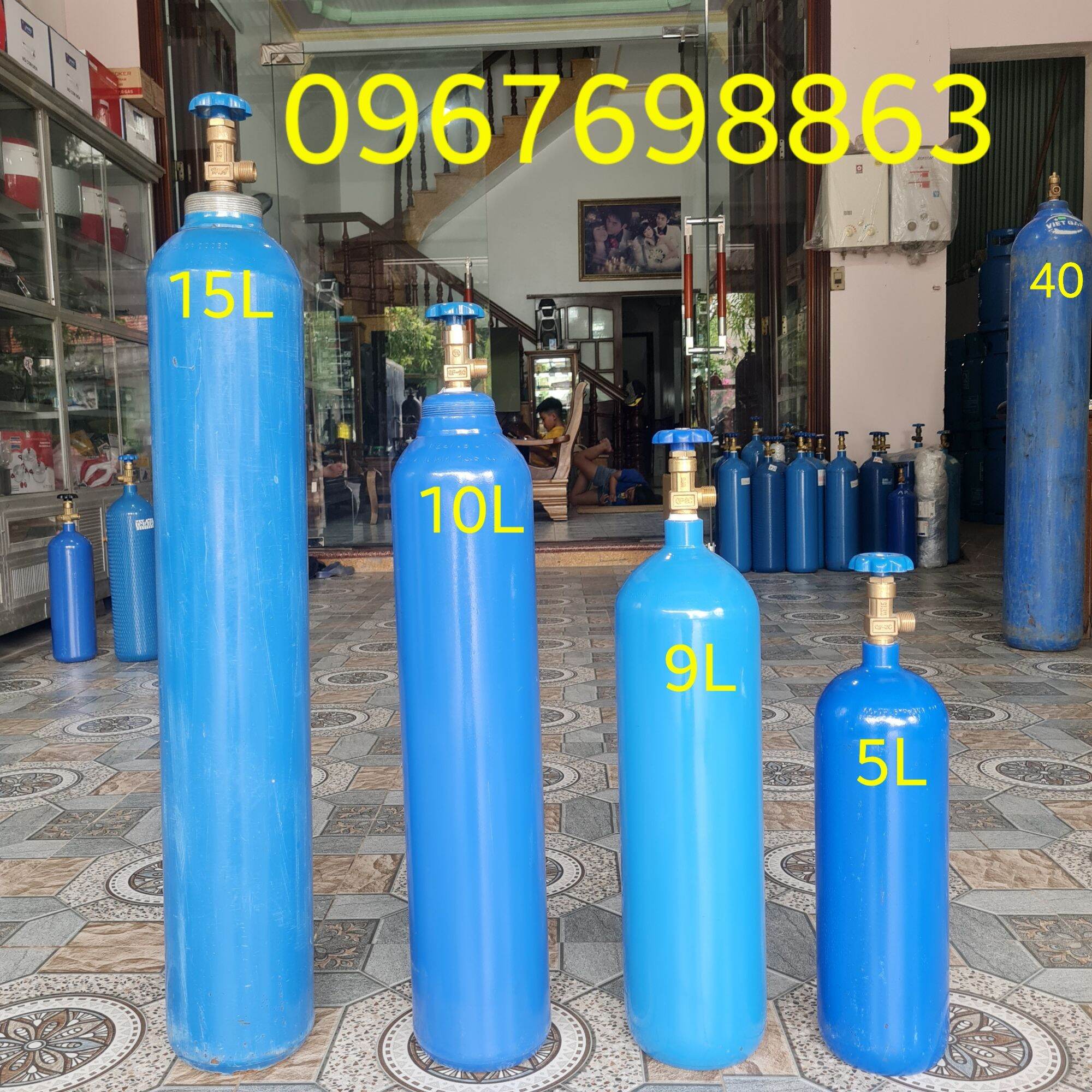 Bình Khí Argon 5Lít công việc nhỏ