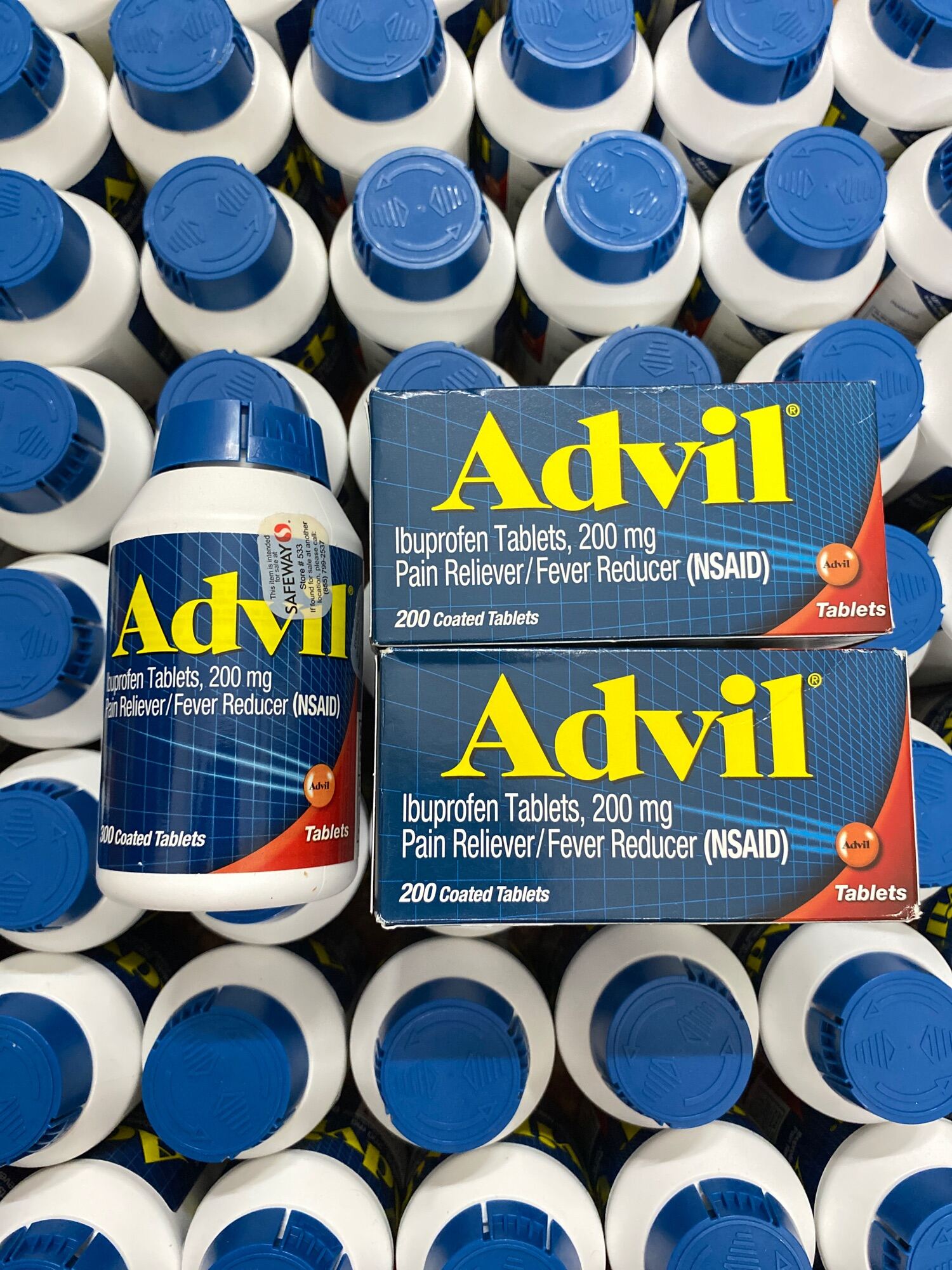 Viên uống Advil 200mg Tablets - Hàng Mỹ