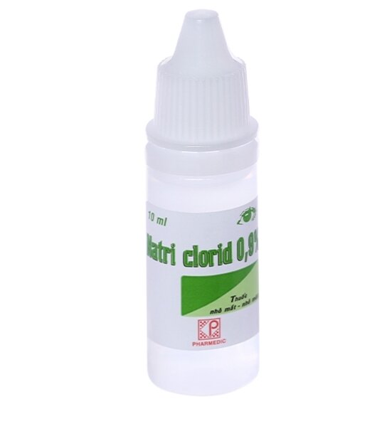Nhỏ Mắt Mũi Natri Clorid 0,9% Pharmedic (Lốc/10c/10ml)