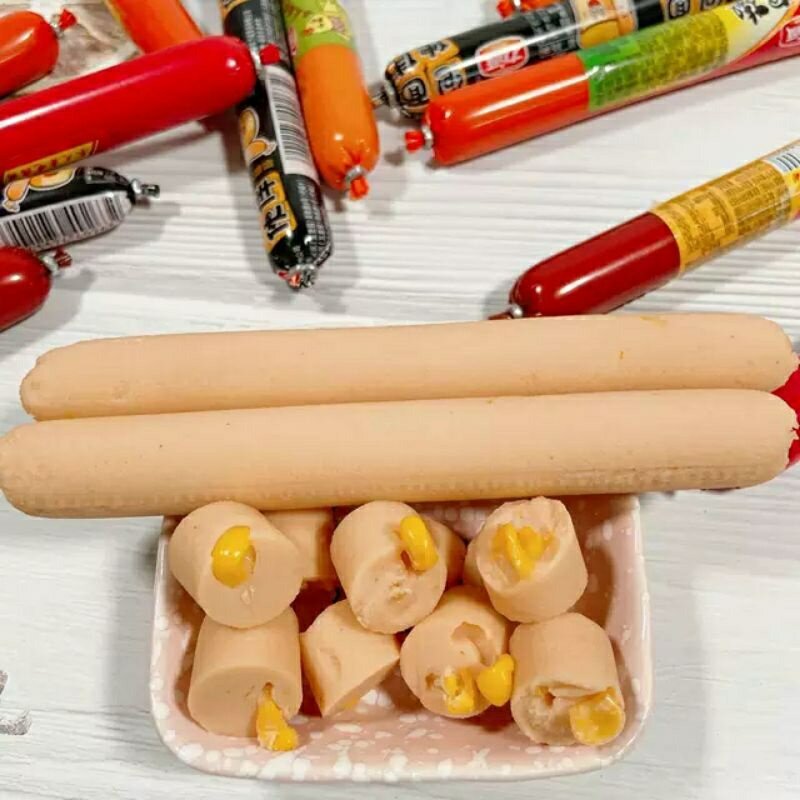 Combo 10 cây xúc xích ngô thơm ngon loại to 40g
